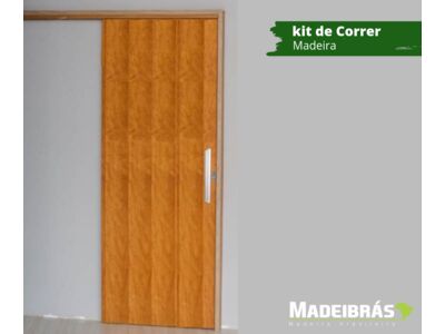Kit Porta de Correr de Madeira