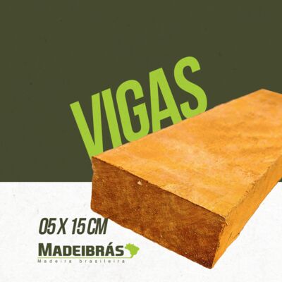 VIGA CAMBARA 4,5 X 14 cm - APARELHADA